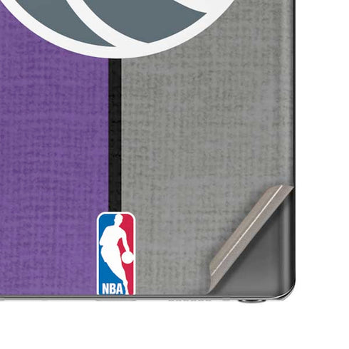 NBA Sacramento Kings Split Canvas Galaxy Note20 5G Skin