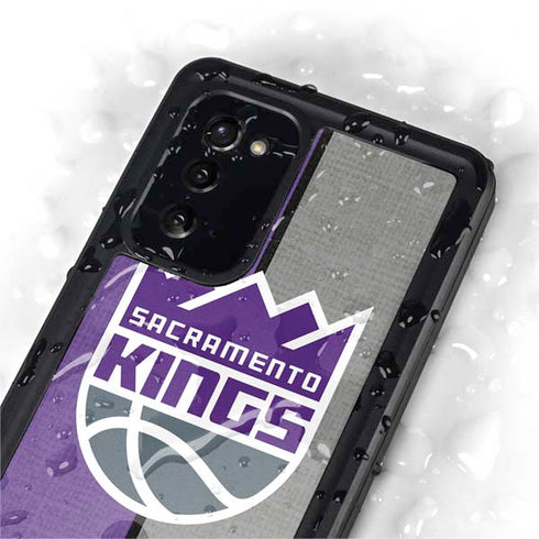 NBA Sacramento Kings Split Canvas Galaxy Note20 5G Waterproof Case