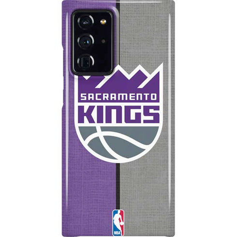NBA Sacramento Kings Split Canvas Galaxy Note20 Ultra 5G Lite Case