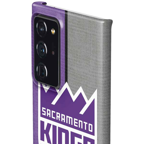 NBA Sacramento Kings Split Canvas Galaxy Note20 Ultra 5G Lite Case