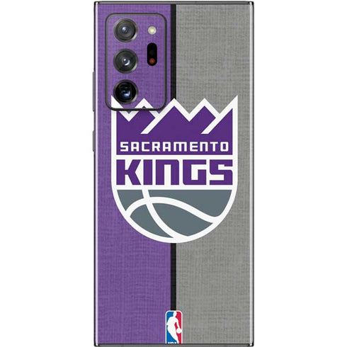 NBA Sacramento Kings Split Canvas Galaxy Note20 Ultra 5G Skin