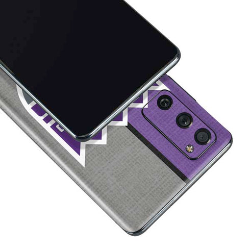 NBA Sacramento Kings Split Canvas Galaxy S20 Fan Edition Skin