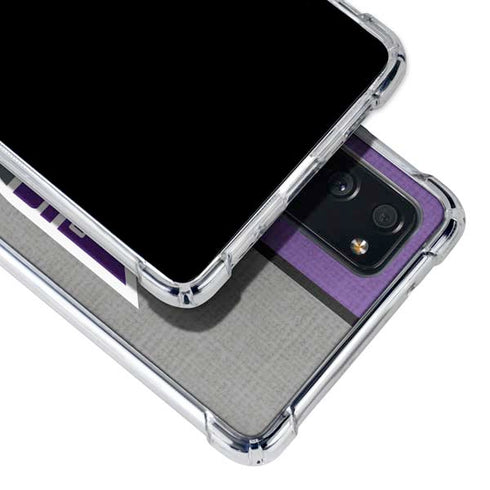 NBA Sacramento Kings Split Canvas Galaxy S20 FE Clear Case