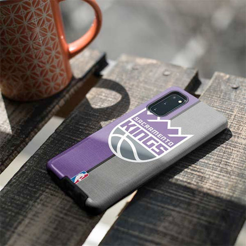 NBA Sacramento Kings Split Canvas Galaxy S20 Pro Case