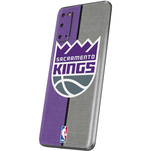 NBA Sacramento Kings Split Canvas Galaxy S20 Skin