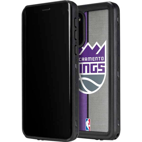NBA Sacramento Kings Split Canvas Galaxy S20 Waterproof Case