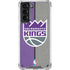 NBA Sacramento Kings Split Canvas Galaxy S21 5G Clear Case