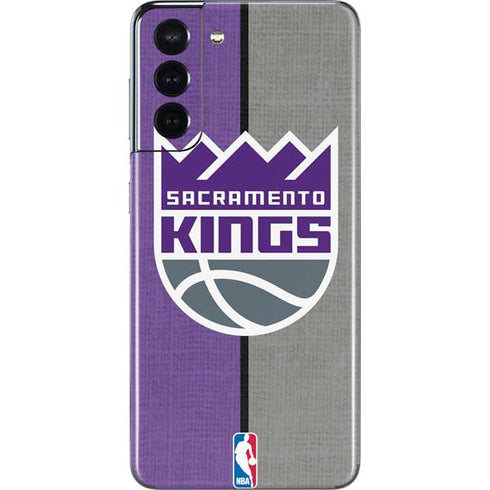 NBA Sacramento Kings Split Canvas Galaxy S21 5G Skin