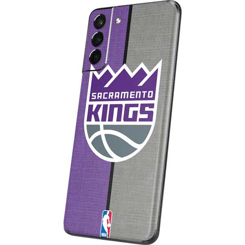 NBA Sacramento Kings Split Canvas Galaxy S21 5G Skin