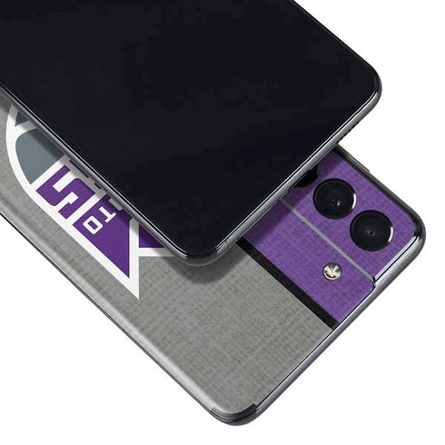 NBA Sacramento Kings Split Canvas Galaxy S21 5G Skin