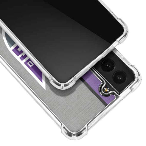 NBA Sacramento Kings Split Canvas Galaxy S21 Plus 5G Clear Case