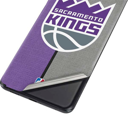NBA Sacramento Kings Split Canvas Galaxy S21 Ultra 5G Skin