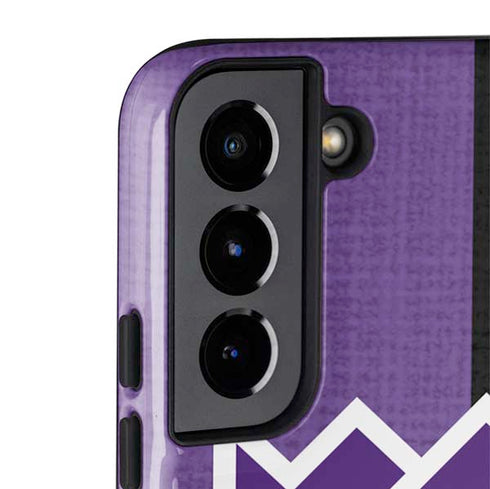 NBA Sacramento Kings Split Canvas Galaxy S22 Plus Pro Case