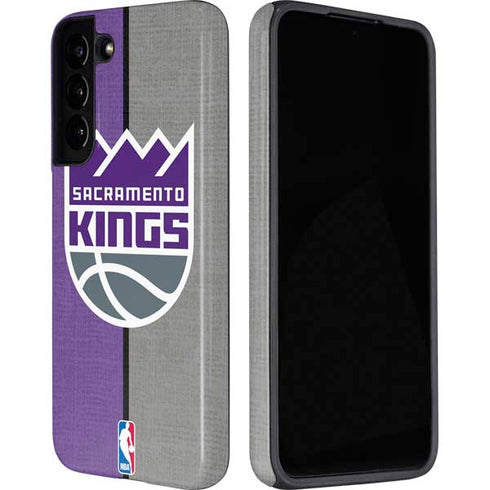 NBA Sacramento Kings Split Canvas Galaxy S22 Plus Pro Case