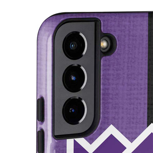 NBA Sacramento Kings Split Canvas Galaxy S22 Pro Case