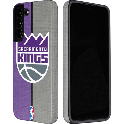NBA Sacramento Kings Split Canvas Galaxy S22 Pro Case