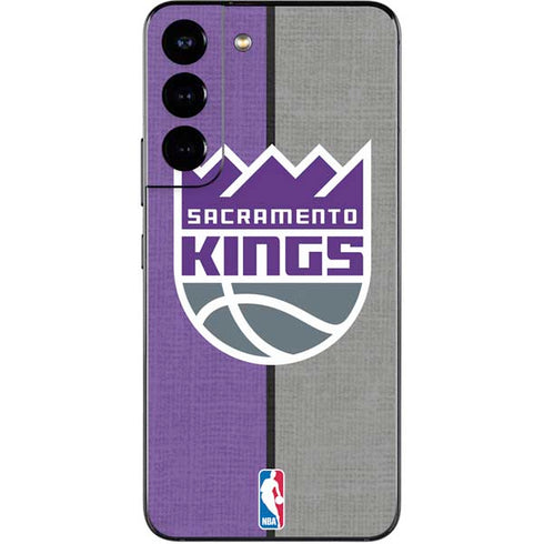 NBA Sacramento Kings Split Canvas Galaxy S22 Skin