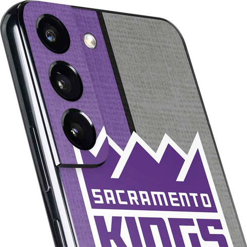 NBA Sacramento Kings Split Canvas Galaxy S22 Skin