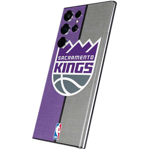 NBA Sacramento Kings Split Canvas Galaxy S22 Ultra Skin