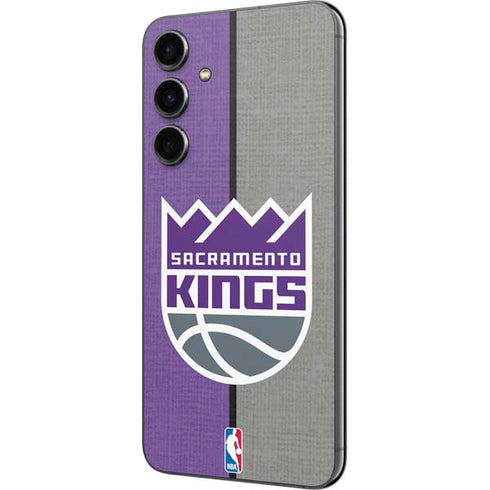 NBA Sacramento Kings Split Canvas Galaxy S23 FE Skin