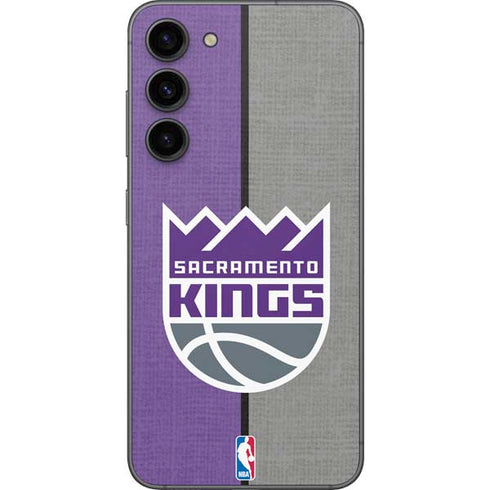 NBA Sacramento Kings Split Canvas Galaxy S23 Plus Skin
