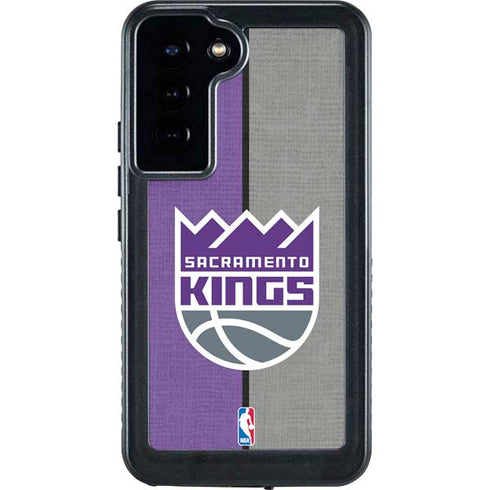 NBA Sacramento Kings Split Canvas Galaxy S23 Plus Waterproof Case