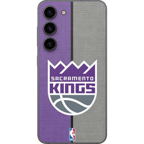 NBA Sacramento Kings Split Canvas Galaxy S23 Skin