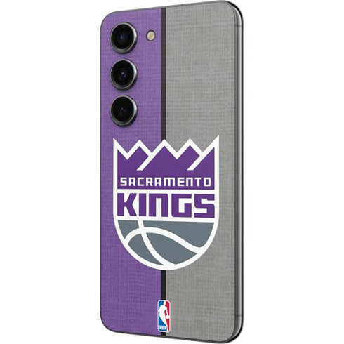 NBA Sacramento Kings Split Canvas Galaxy S23 Skin