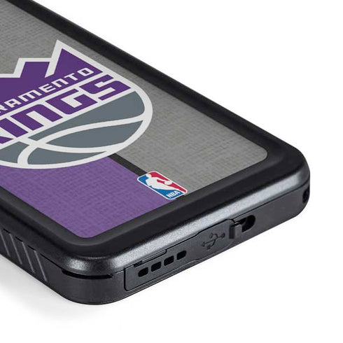 NBA Sacramento Kings Split Canvas Galaxy S23 Waterproof Case