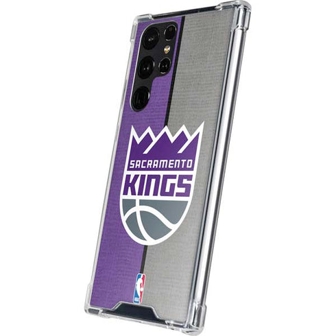 NBA Sacramento Kings Split Canvas Galaxy S24 Ultra Clear Case