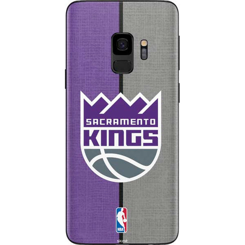 NBA Sacramento Kings Split Canvas Galaxy S9 Skin