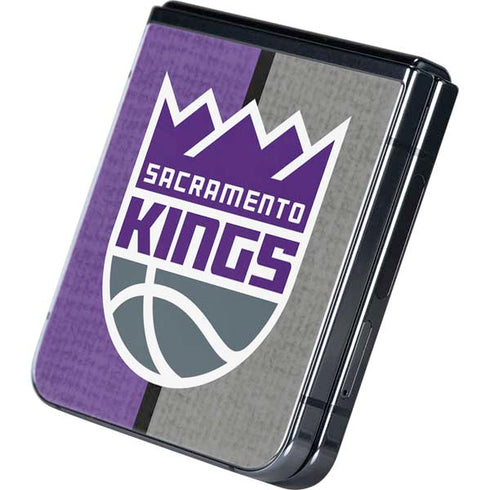 NBA Sacramento Kings Split Canvas Galaxy Z Flip5 5G Skin