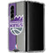 NBA Sacramento Kings Split Canvas Galaxy Z Fold4 5G Clear Case