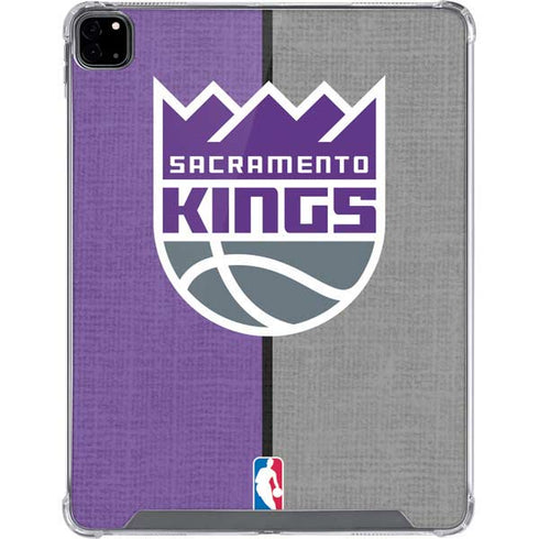 NBA Sacramento Kings Split Canvas iPad Pro 12.9in (2020) Clear Case