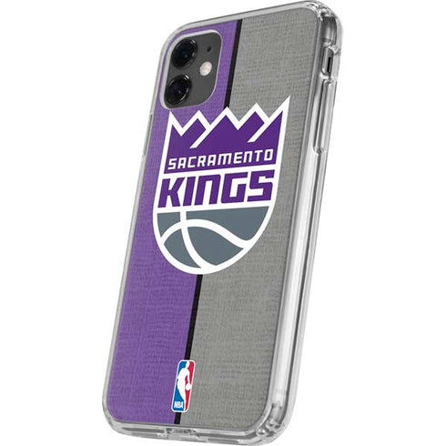 NBA Sacramento Kings Split Canvas iPhone 11 Clear Case