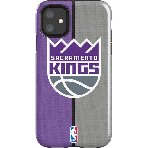 NBA Sacramento Kings Split Canvas iPhone 11 Impact Case