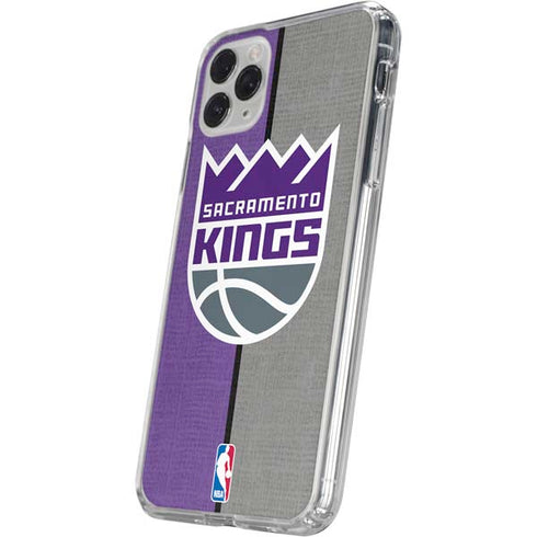 NBA Sacramento Kings Split Canvas iPhone 11 Pro Clear Case