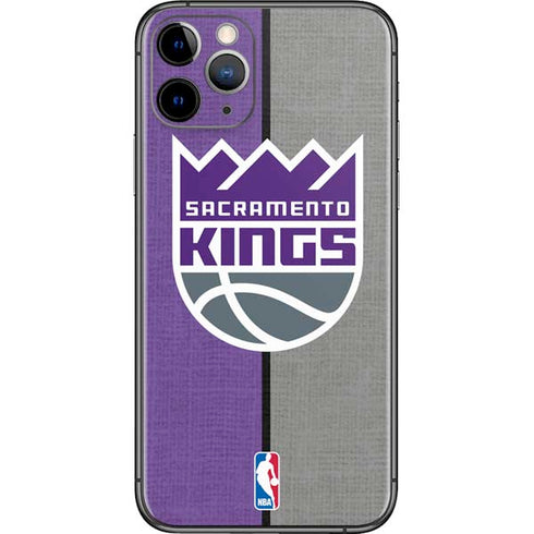 NBA Sacramento Kings Split Canvas iPhone 11 Pro Skin
