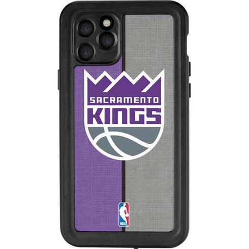 NBA Sacramento Kings Split Canvas iPhone 11 Pro Waterproof Case