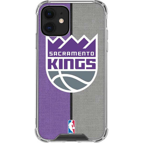 NBA Sacramento Kings Split Canvas iPhone 12 Clear Case