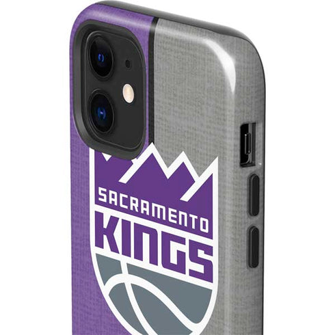 NBA Sacramento Kings Split Canvas iPhone 12 Impact Case