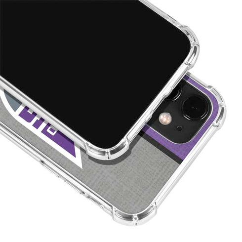 NBA Sacramento Kings Split Canvas iPhone 12 Mini Clear Case