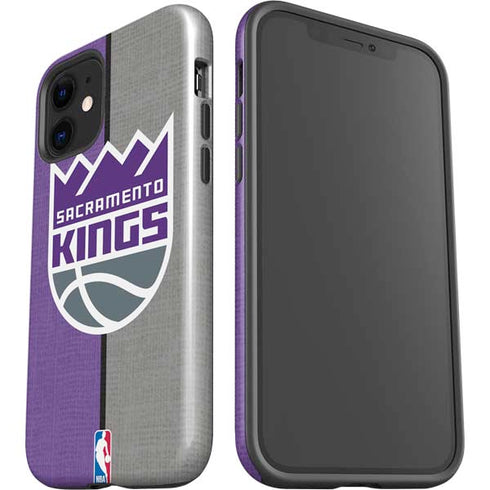 NBA Sacramento Kings Split Canvas iPhone 12 Mini Impact Case
