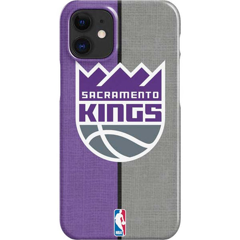 NBA Sacramento Kings Split Canvas iPhone 12 Mini Lite Case