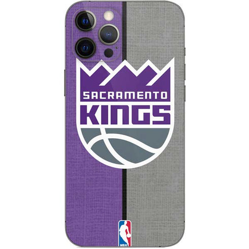 NBA Sacramento Kings Split Canvas iPhone 12 Pro Max Skin