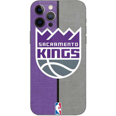 NBA Sacramento Kings Split Canvas iPhone 12 Pro Skin