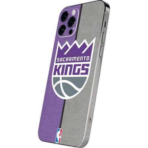 NBA Sacramento Kings Split Canvas iPhone 12 Pro Skin