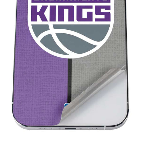NBA Sacramento Kings Split Canvas iPhone 12 Pro Skin