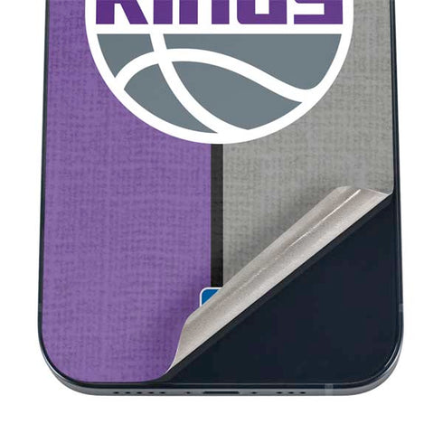 NBA Sacramento Kings Split Canvas iPhone 12 Skin