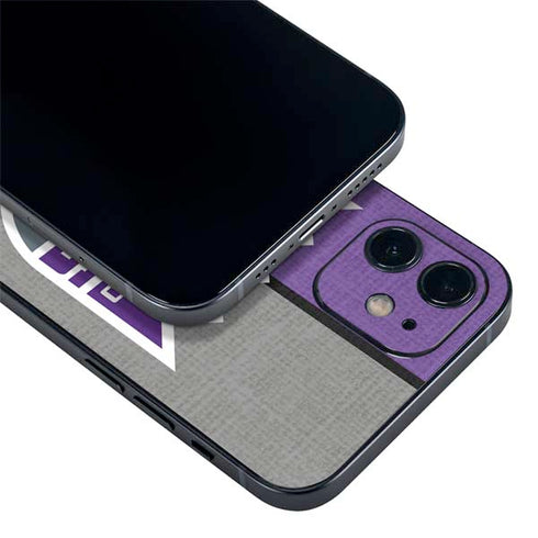 NBA Sacramento Kings Split Canvas iPhone 12 Skin
